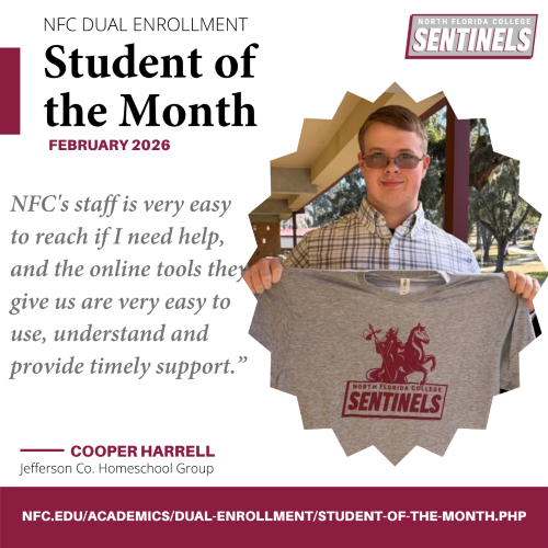 February 2026 Dual Enrollment Student of the Month