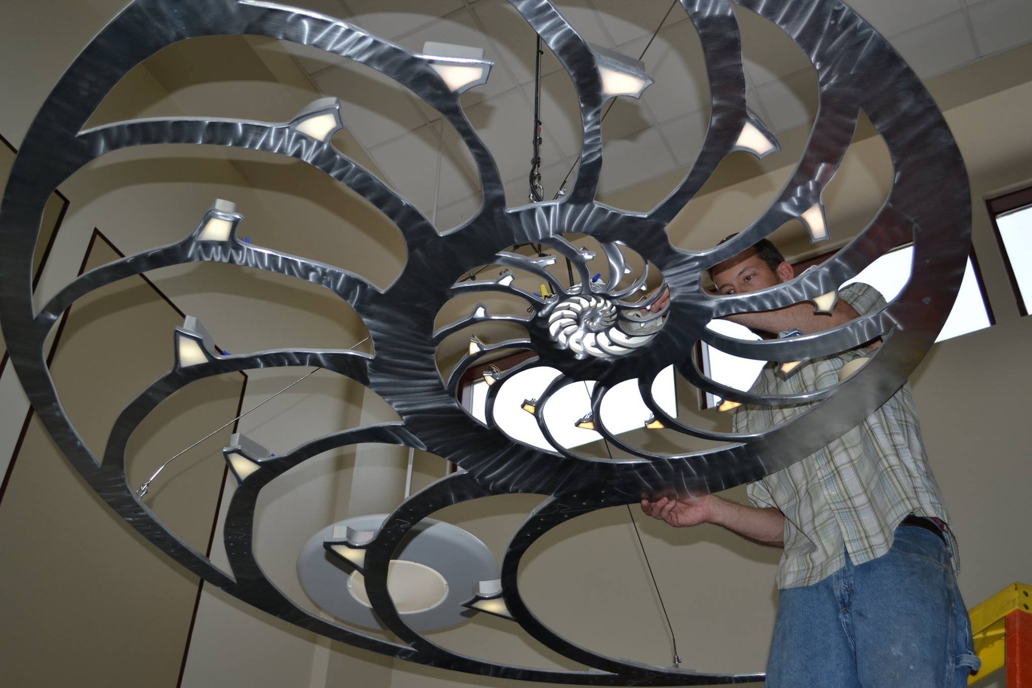 Chandelier in Science Building