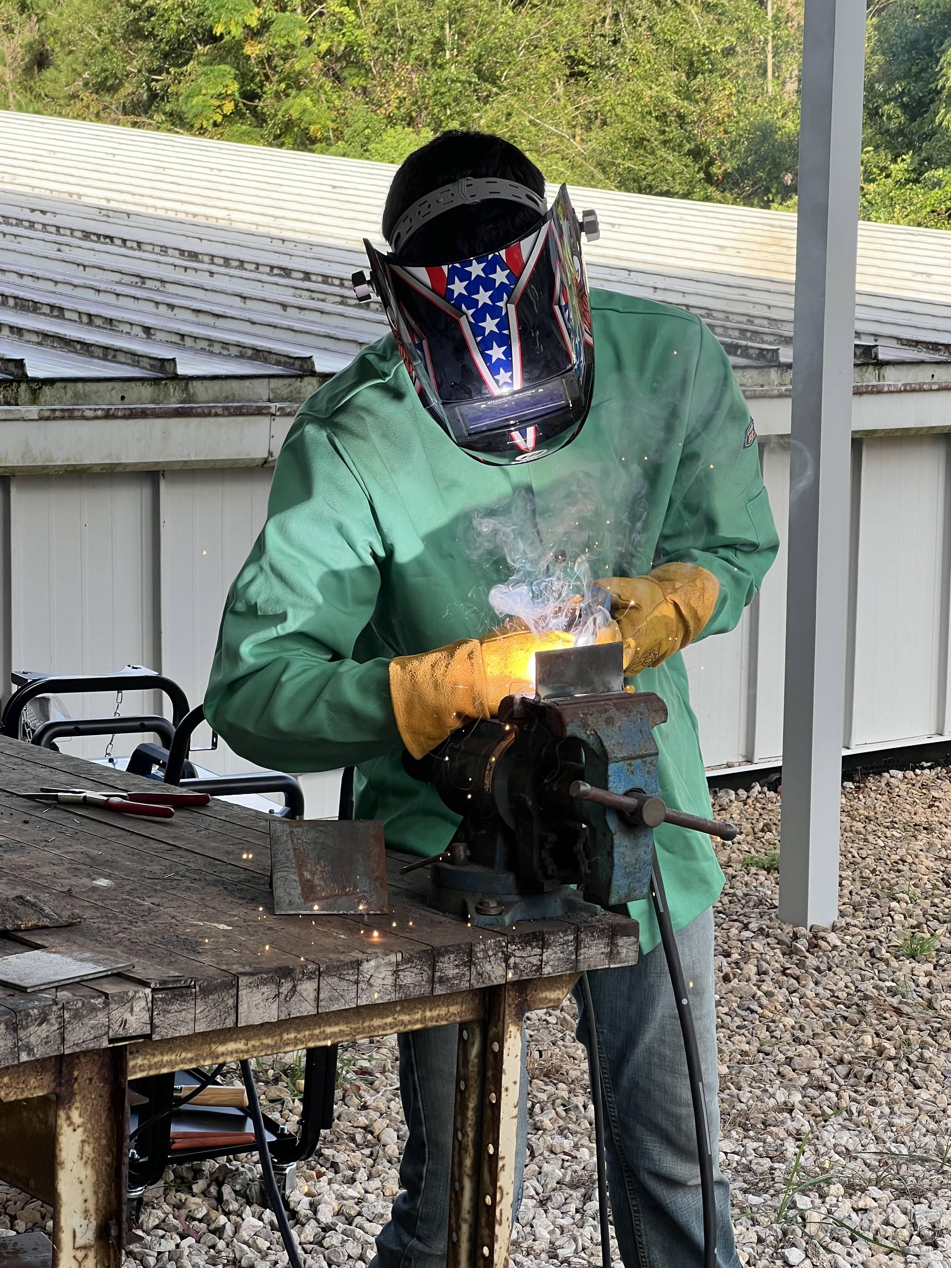 Student Welding